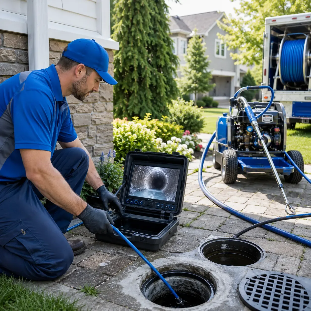 Outdoor drain cleaning professionals serving Nottingham, PA
